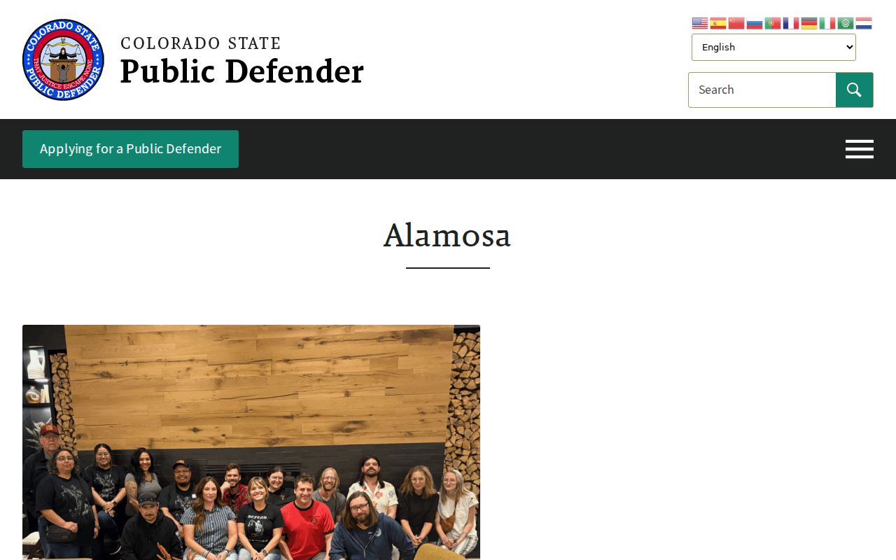 Conejos County criminal court records Alamosa public defender office