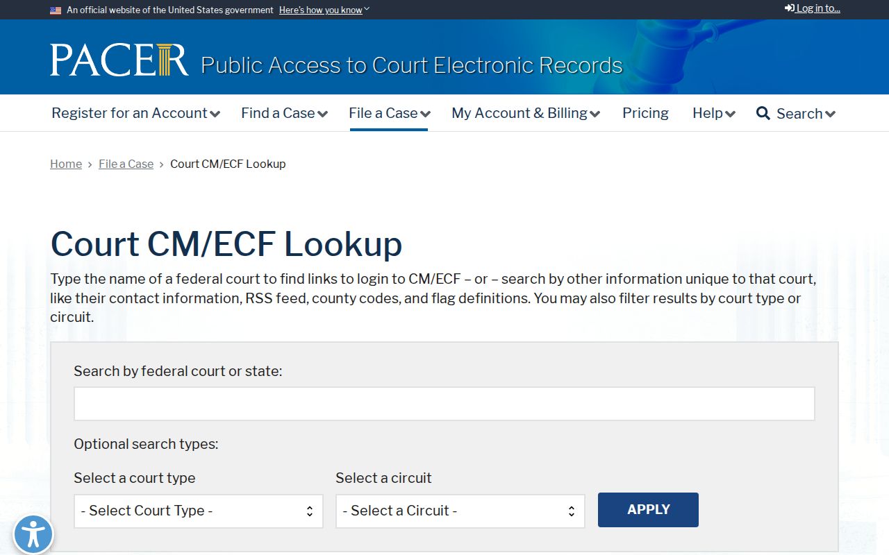 Conejos County probate records PACER CM/ECF lookup page